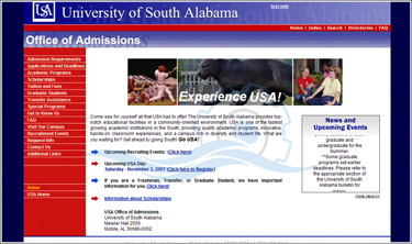 USA Admissions - 2003