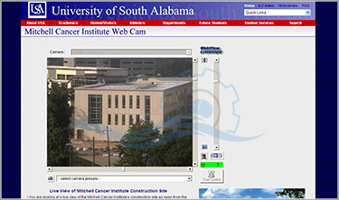 Mitchell Cancer Institute Web Cam