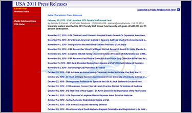 Press Releases Homepage